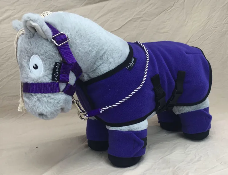 Crafty Ponies Rug Set Purple